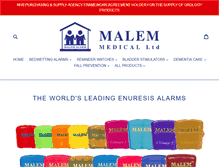 Tablet Screenshot of malemmedical.com